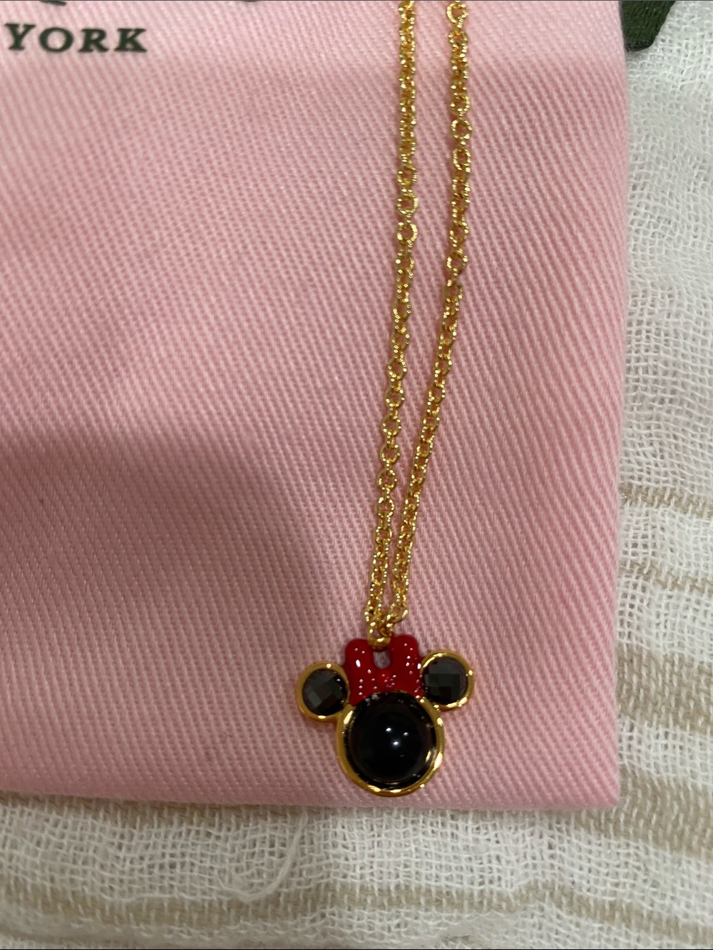 Kate Spade Minnie Mouse Earrings and Necklace - Picture 5 of 9